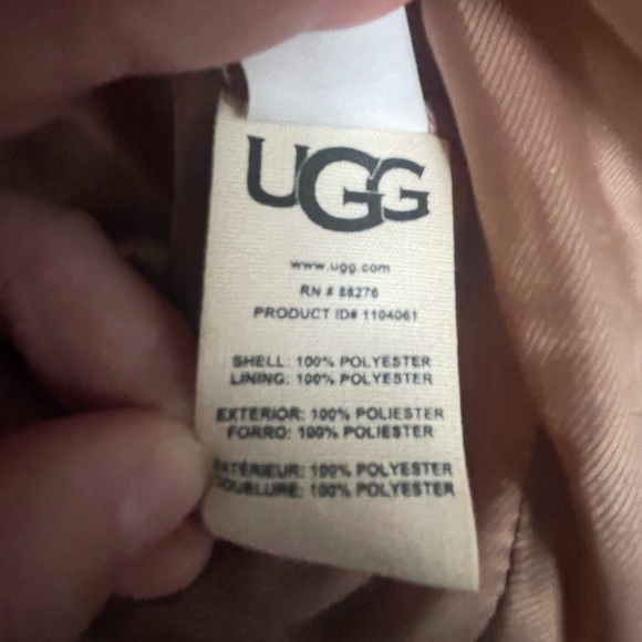 NWOT UGG Charlisse Teddy Bear Long Coat in Camel SZ L - Picture 13 of 14